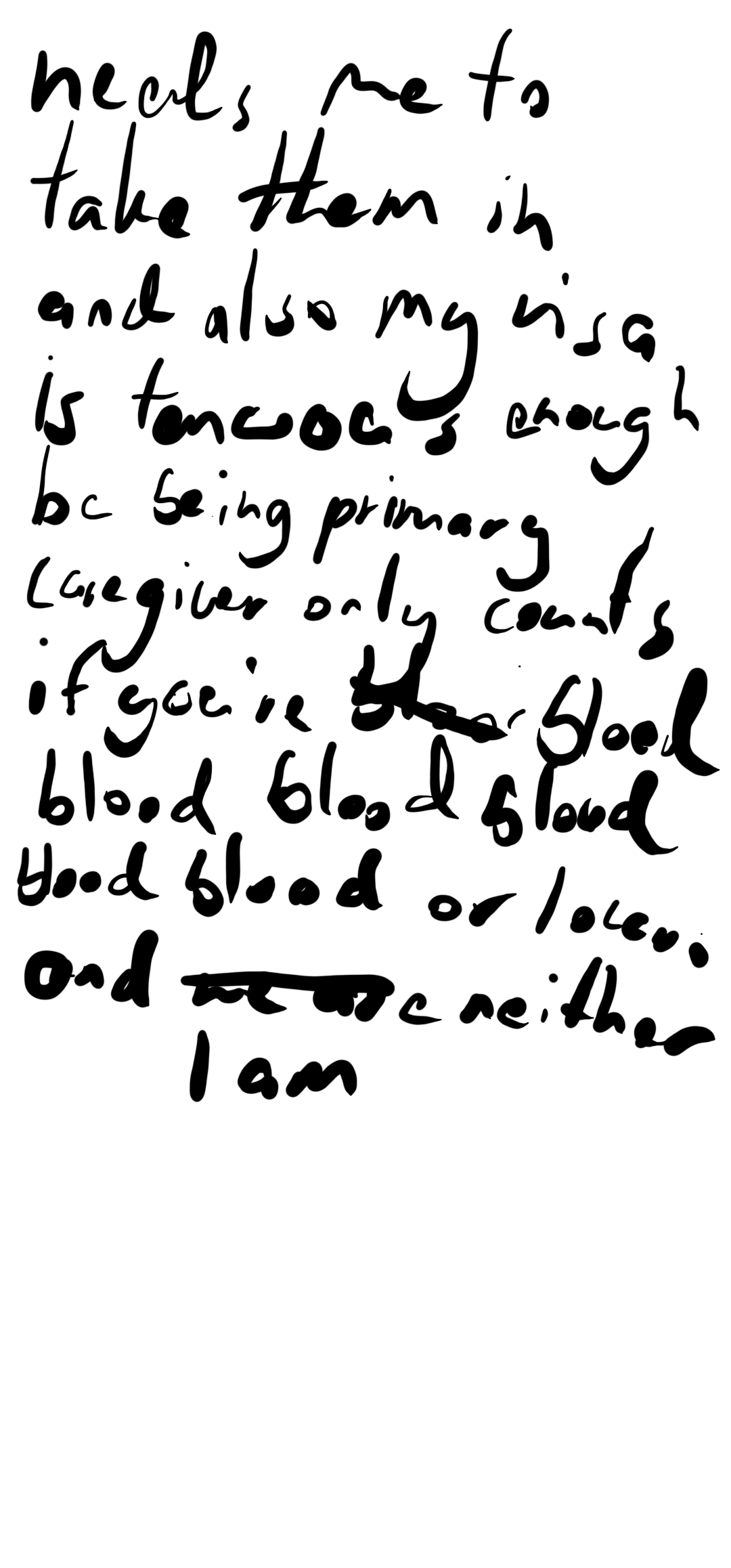 handwritten image of stopandstart